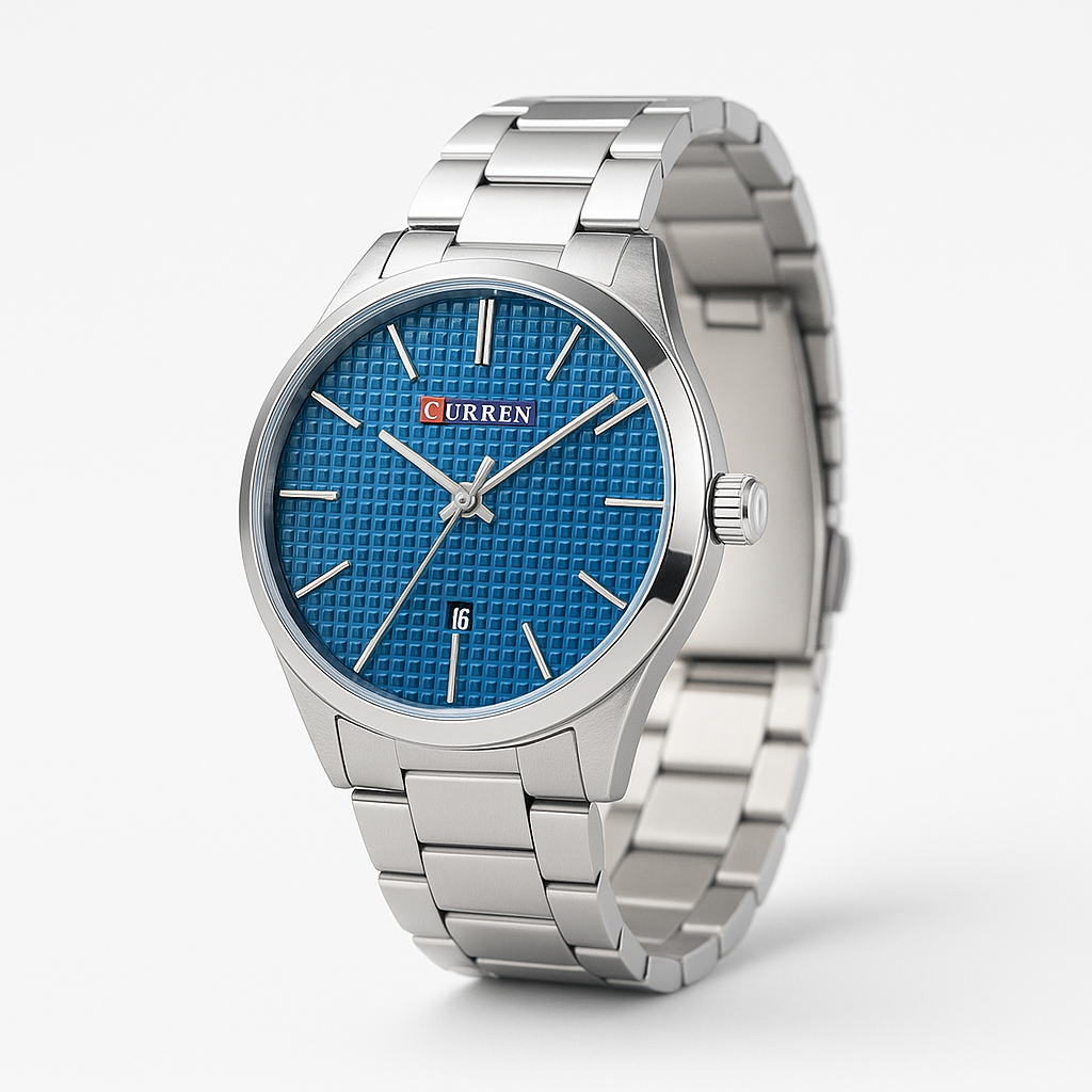 Curren Blanche – Sport Chic Bleu Acier