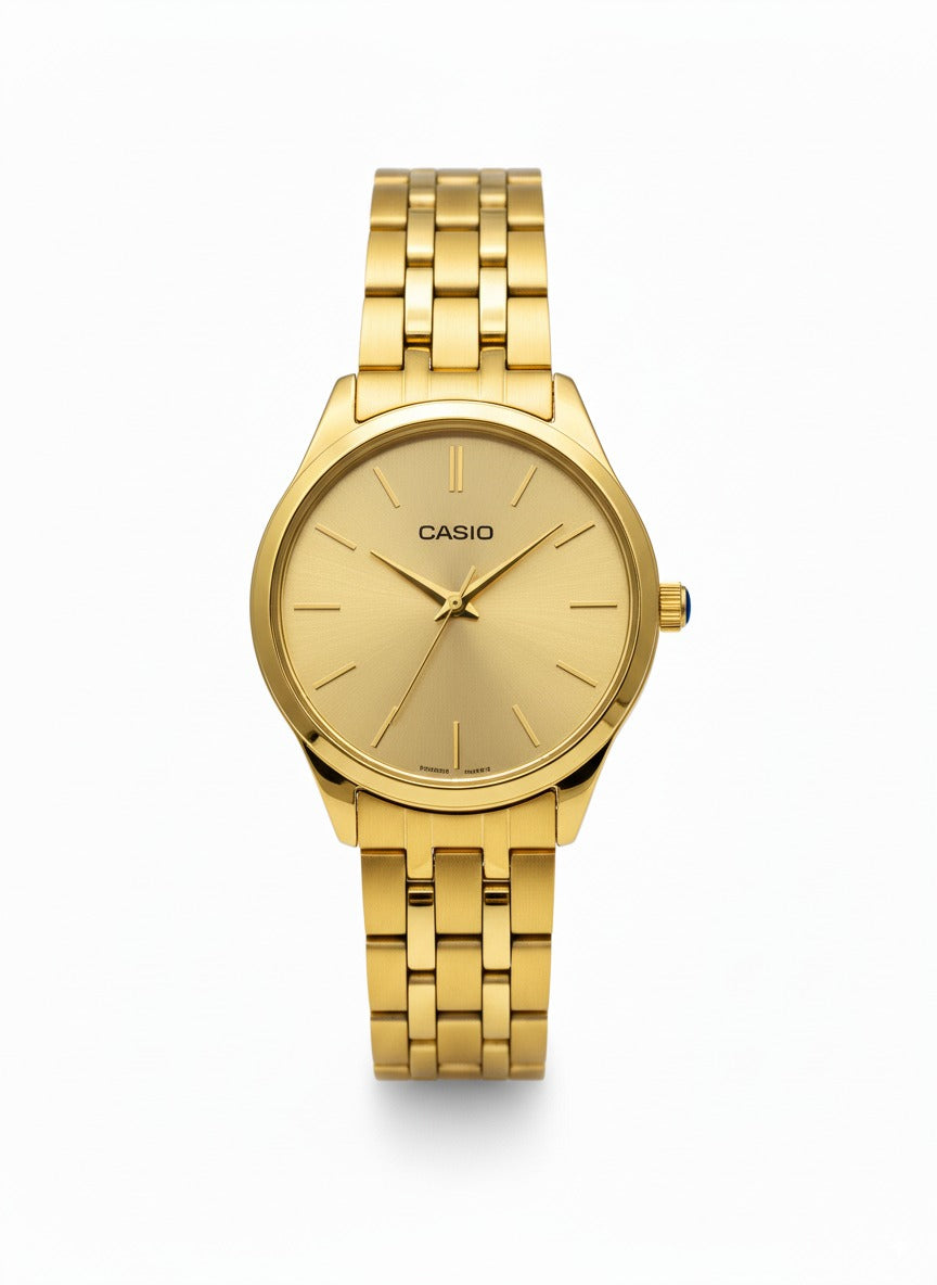 Montre Casio Classique Dorée – Cadran minimaliste & bracelet acier inoxydable