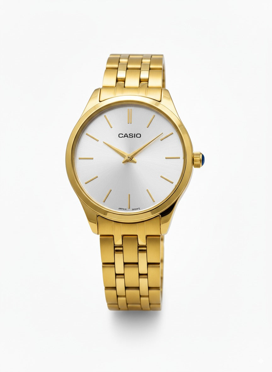 Montre Casio Classique Dorée – Cadran minimaliste & bracelet acier inoxydable