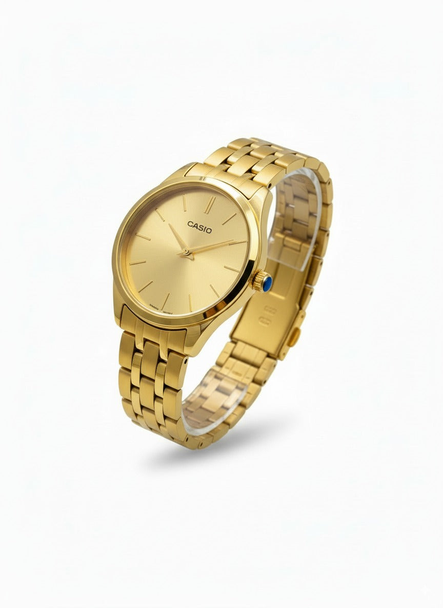 Montre Casio Classique Dorée – Cadran minimaliste & bracelet acier inoxydable